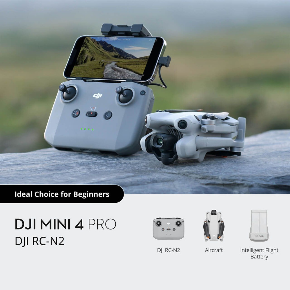 Квадрокоптер DJI Mini 4 Pro RC N2 без экрана #1