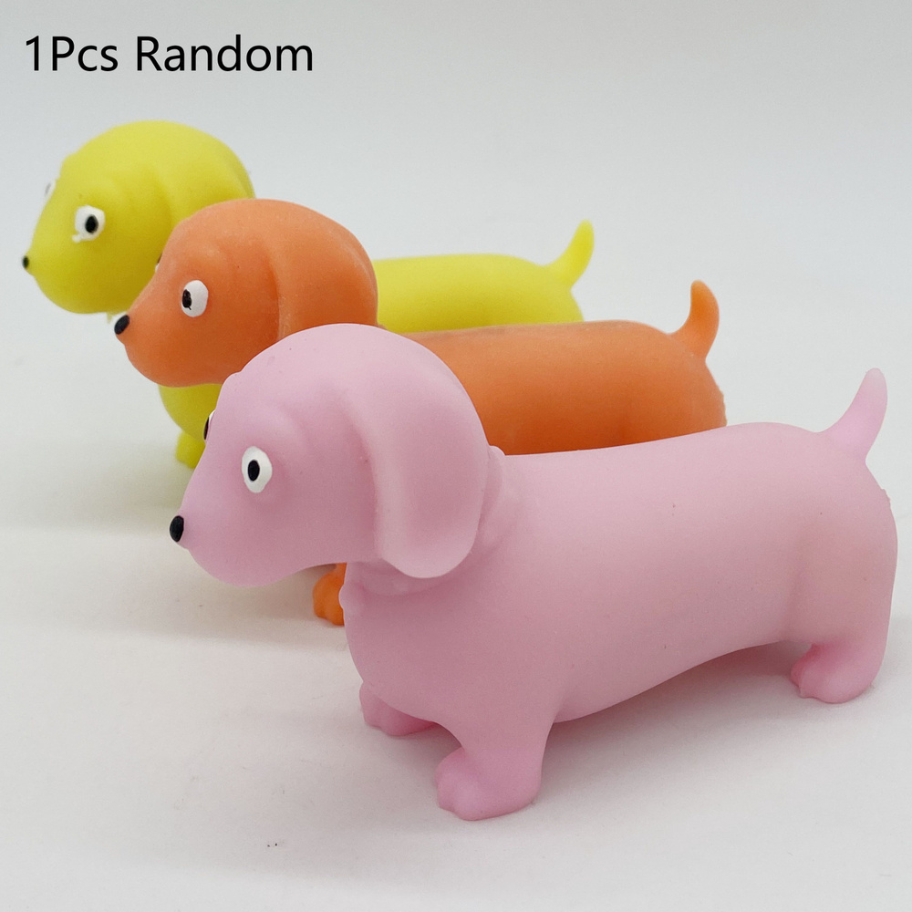 Собака-сосиска,TPR,декомпресс игрушк,Три цвета - купить с доставкой по ...