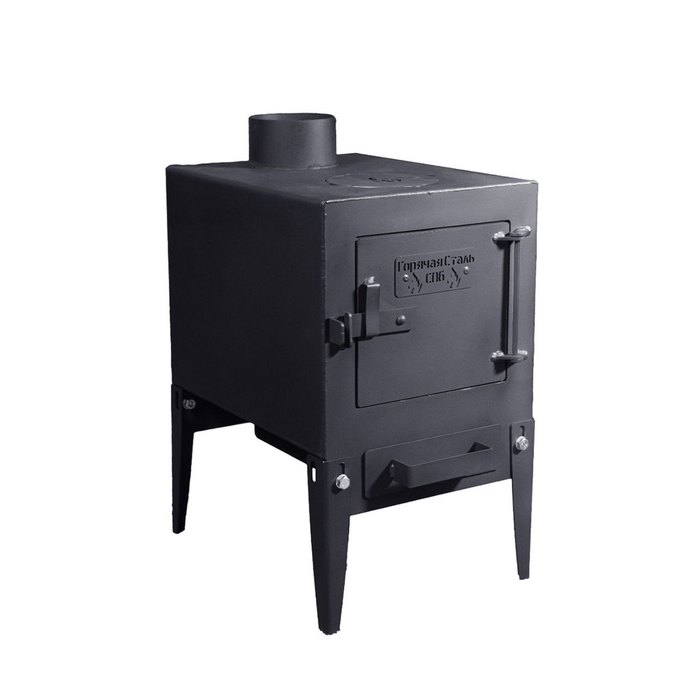 Печь буржуйка 3мм, Стандарт для дачи, гаража, палатки, отопительная, с ...