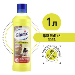 Glorix Лимонная энергия, моющая жидкость для пола, 100% удаляет грязь без смывания, 1 л Средства для мытья полов ➜