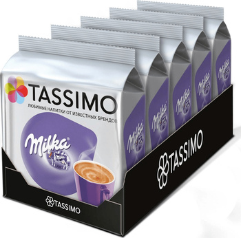 Кофе в капсулах Tassimo Milka напиток с какао 8 шт - купить по выгодной  цене