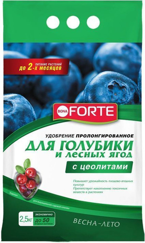 Удобрение для голубики с кремнием Весна-Лето, гранулированное, 2,5 кг ...