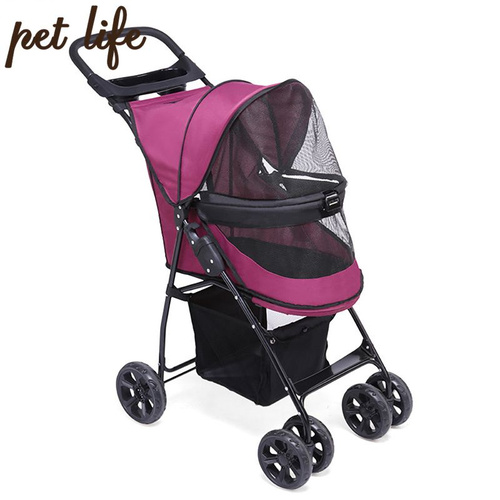 Коляска для животных, легкая и складная, для выгула собак и кошек на ...
