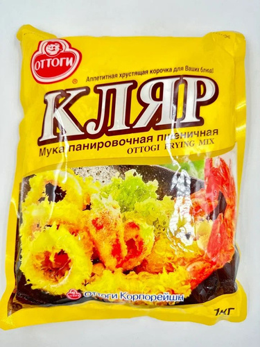 Мука панировочная пшеничная, Кляр Темпура, 1000гр, Корея - купить с ...