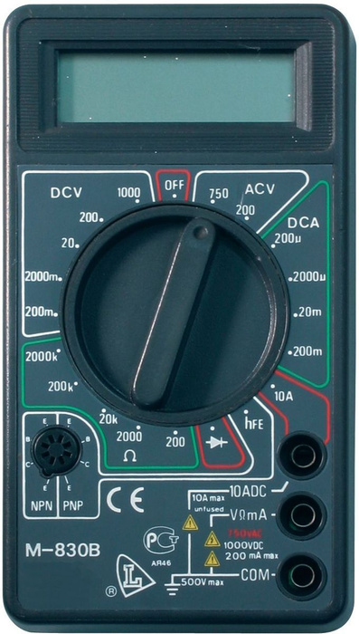 Мультиметр многофункциональный TEK DT 830B Ресанта купить по выгодной ...