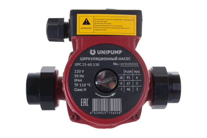 Циркуляционный насос Unipump UPС 25-60 130, 220 л/мин - купить по ...