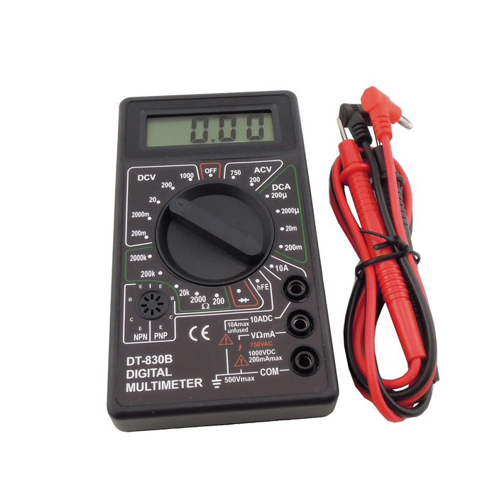 Мультиметр токоизмерительный цифровой / DT-830B купить по выгодной цене ...