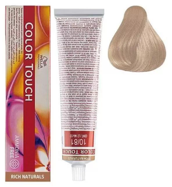 Wella Color Touch Краска для волос интенсивное тонирование 10/81 нежный ...