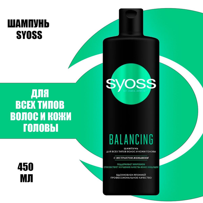 Rebalancing shampoo. Syoss Balancing шампунь. Easy Balance Shampoo.