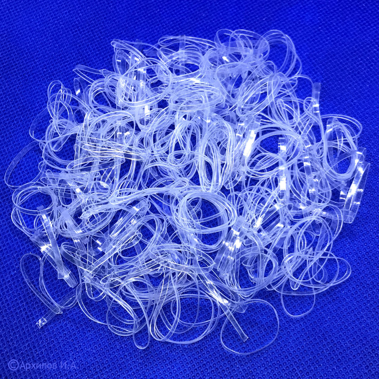 Прозрачные силиконовые резинки для волос 250шт ToYou - купить с ...