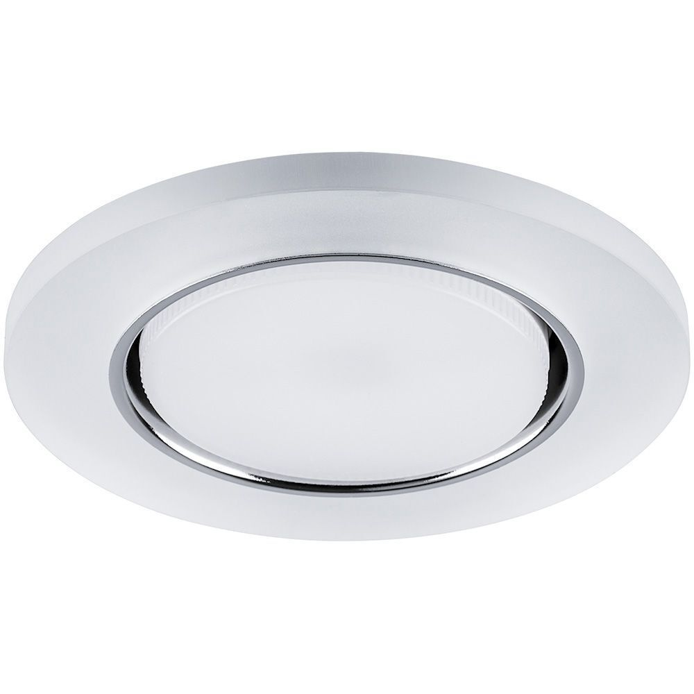 Светильник встраиваемый с белой LED подсветкой Feron CD5020 потолочный GX53 без лампы, белый матовый 32659 1  штука