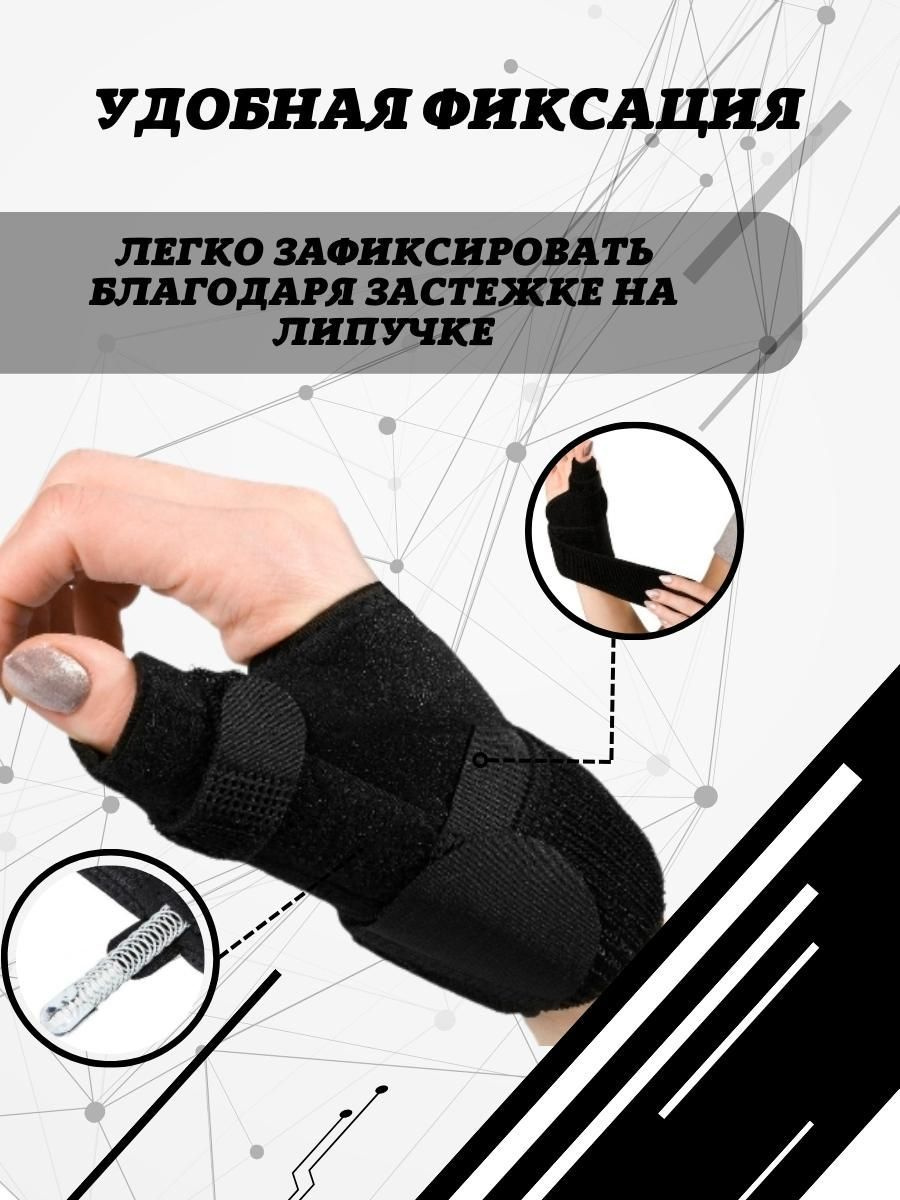 Фиксатор для большого пальца рук лучезапястный сустав - купить с ...