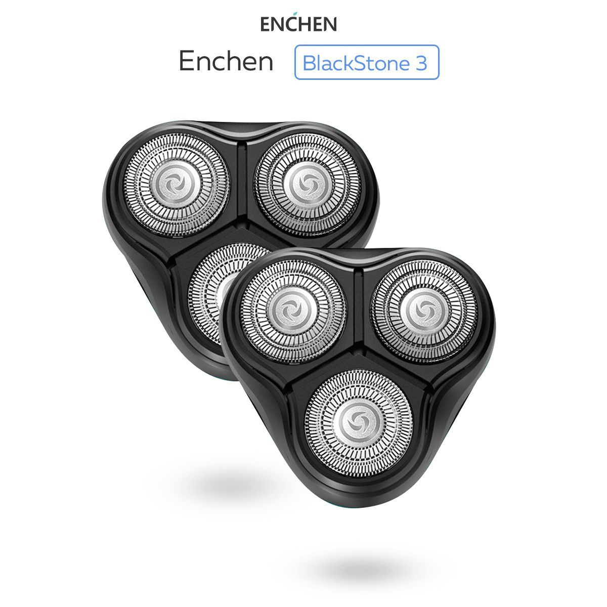 Сменные бритвенные головки для электробритвы Enchen BlackStone 3 и Gentleman 3s/5s. 2шт