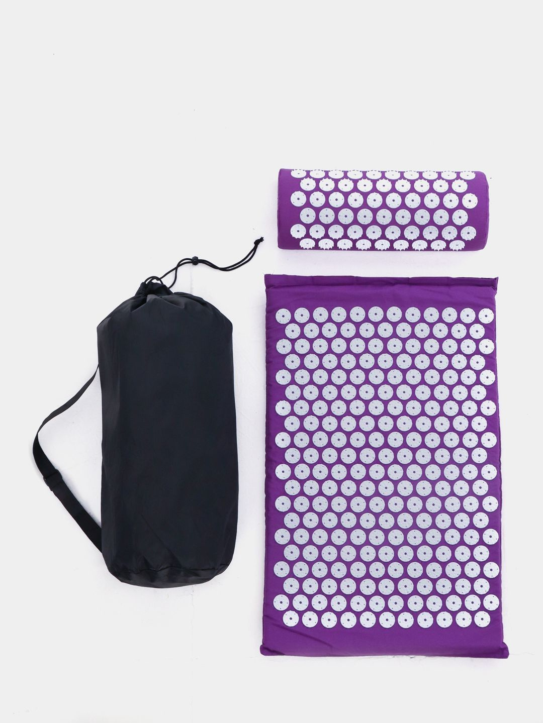 Аппликатор Кузнецова / массажный акупунктурный коврик с валиком для ...