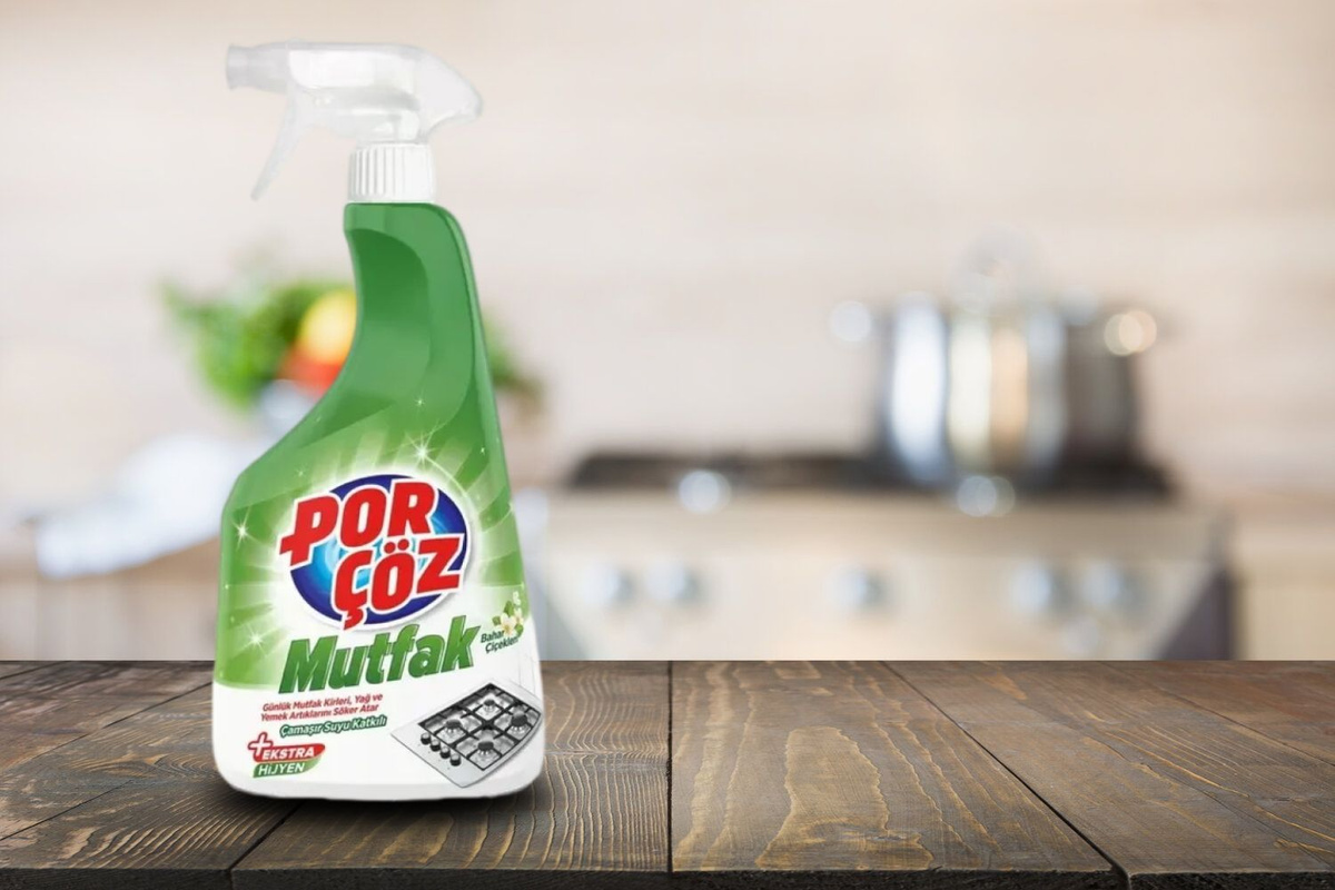 Средство PORCOZ для кухни, 750 мл./ Спрей от жира и грязи/ Распылитель ...