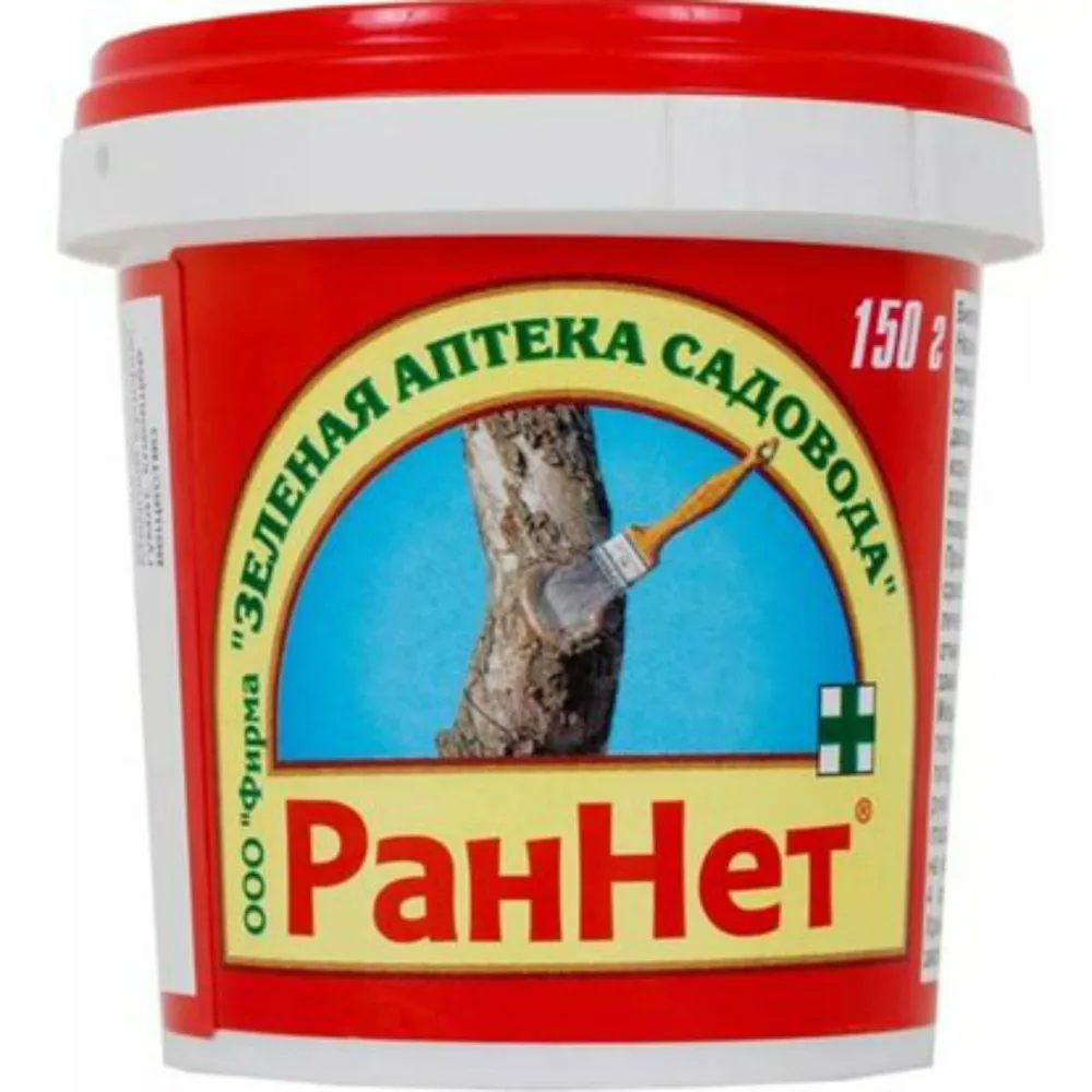 Паста-замазка для дезинфекции и заживления ран деревьев Раннет 150 г, 150 г