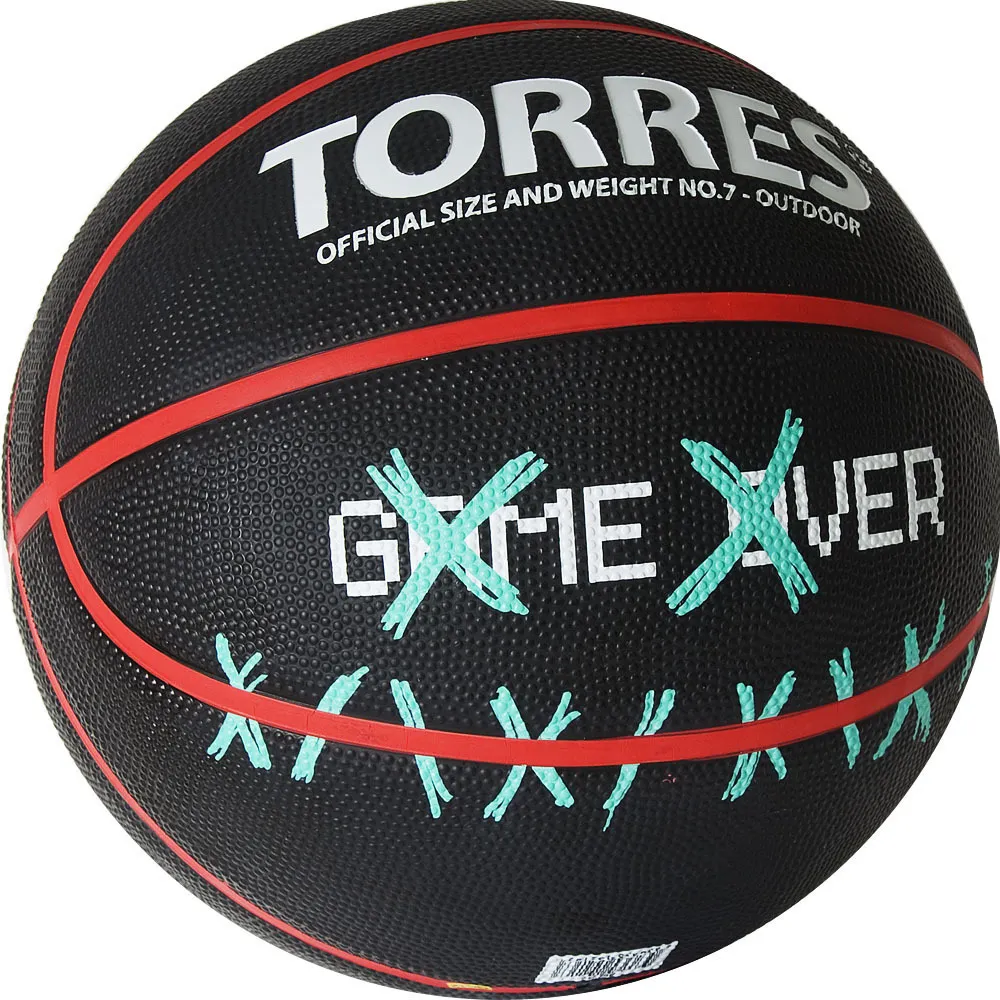 Мяч баскетбольный TORRES Game Over B02217, размер 7, резина, вариант, фото 5