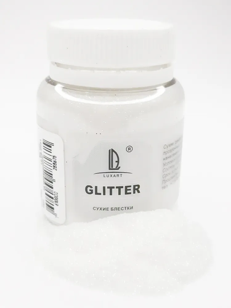 Декоративные Сухие Блестки для творчества и рукоделия Luxart Glitter Хамелеон фиолетовый 80 мл, 80 мл, фото 4