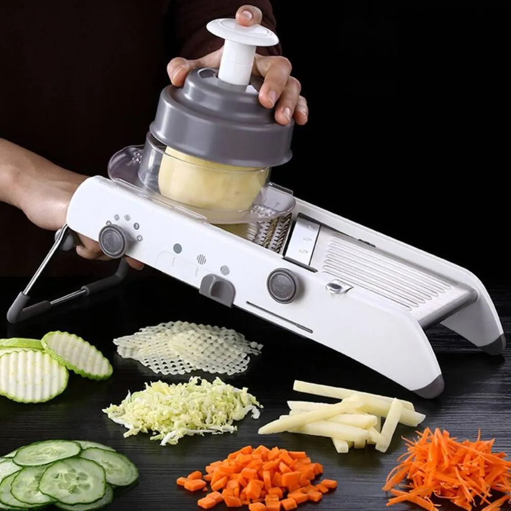 Овощерезка Смарт-Терка Mandoline Slicer (18 видов размеров нарезки) / Слайсер терка / Шинковка / Измельчитель #1