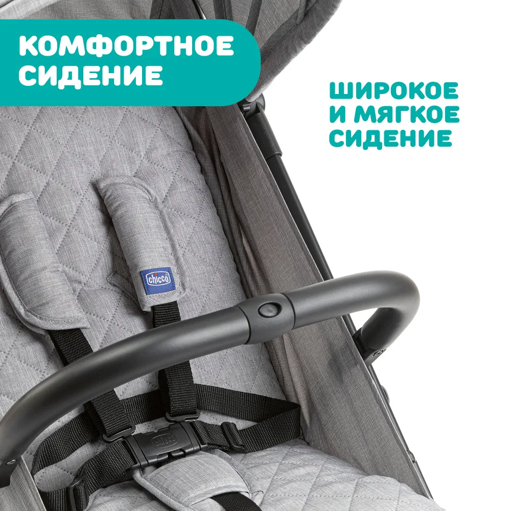 Коляска прогулочная детская Chicco TROLLEYme универсальная 0 ...