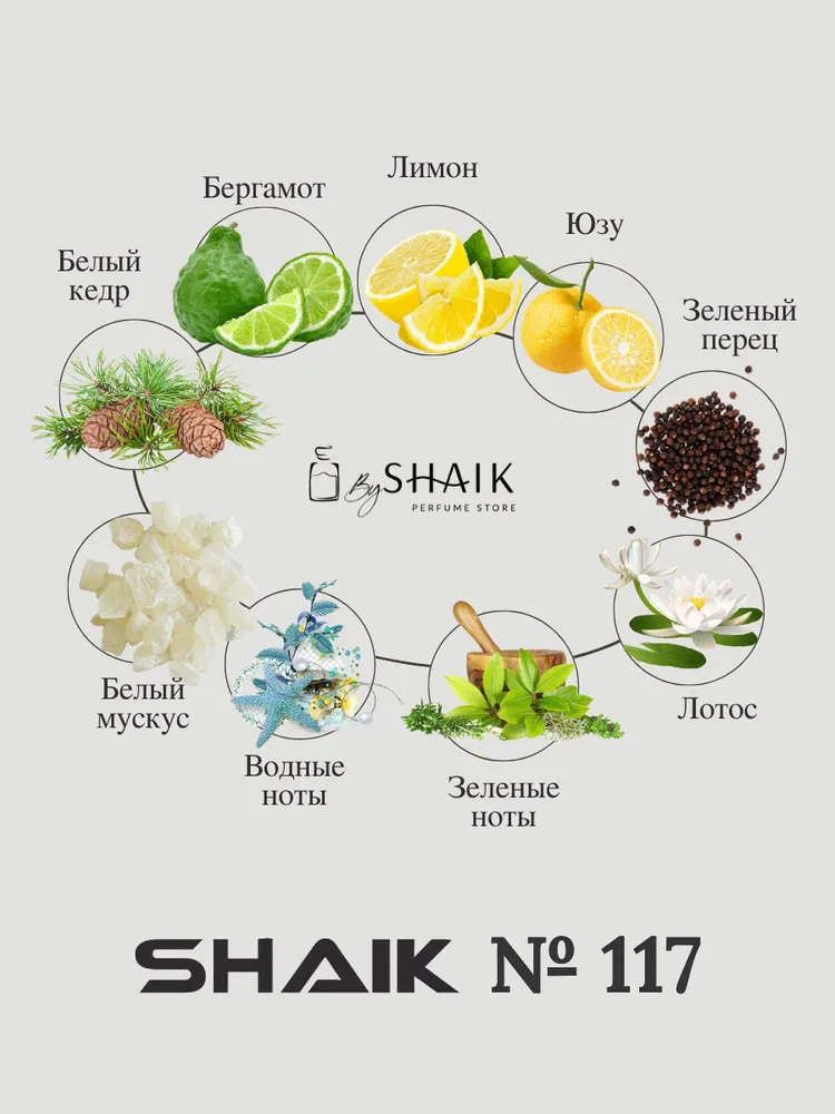 Парфюмерная вода SHAIK № 117 LE PAR масляные духи мужские туалетная вода мужская 25 мл, 25 мл, фото 6