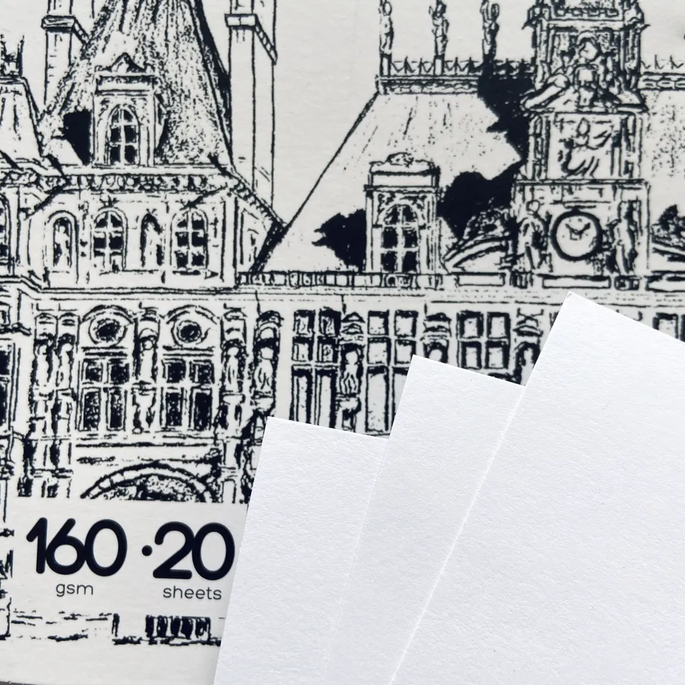 Бумага для рисования А4 для акрила, гуаши и темперы Bruno Visconti "SKETCH&ART", плотность 160 г/м2, 20 листов, для скетчинга, для школы, для акрила, гуаши и темперы, 160 г, фото 3