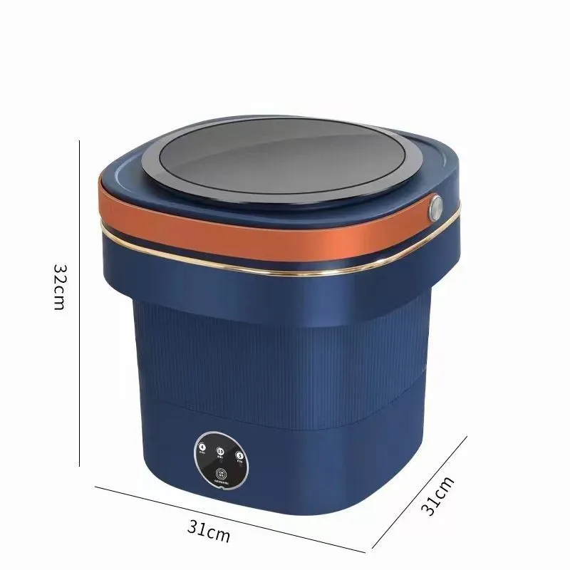 Складная стиральная машина ультразвуковая , 8.5 л / Мини стиральная машина портативная, Перезаряжаемый #3