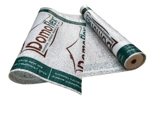 Подложка рулонная полимерная композитная под ламинат и паркетную доску DomoFlex (зеленый) 10м*1м*3мм, с клеевым клапаном/ рул.10м2, 10 м, 1 м, фото 3