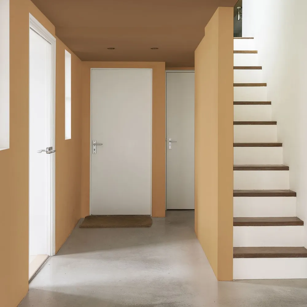 Краска колерованная на водной основе для стен и потолков моющаяся Luxium by Dulux Diamond Matt Алмазная Прочность матовая база BC 2.25 л (Готовый цвет:96YR 33/309 - Товар под заказ), 2,25 л, фото 2