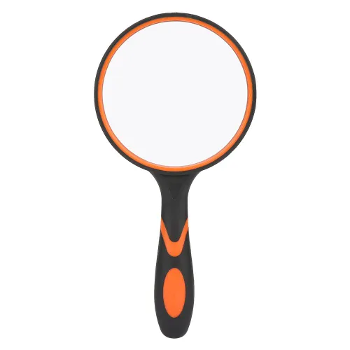 Лупа для чтения с ручкой, 65мм, увеличение 8X, увеличительное стекло для газет и книг