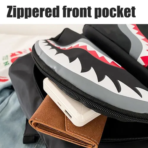 Рюкзак с граффити акулы, школьный рюкзак, книжный рюкзак, дорожная сумка, повседневный рюкзак. Подар