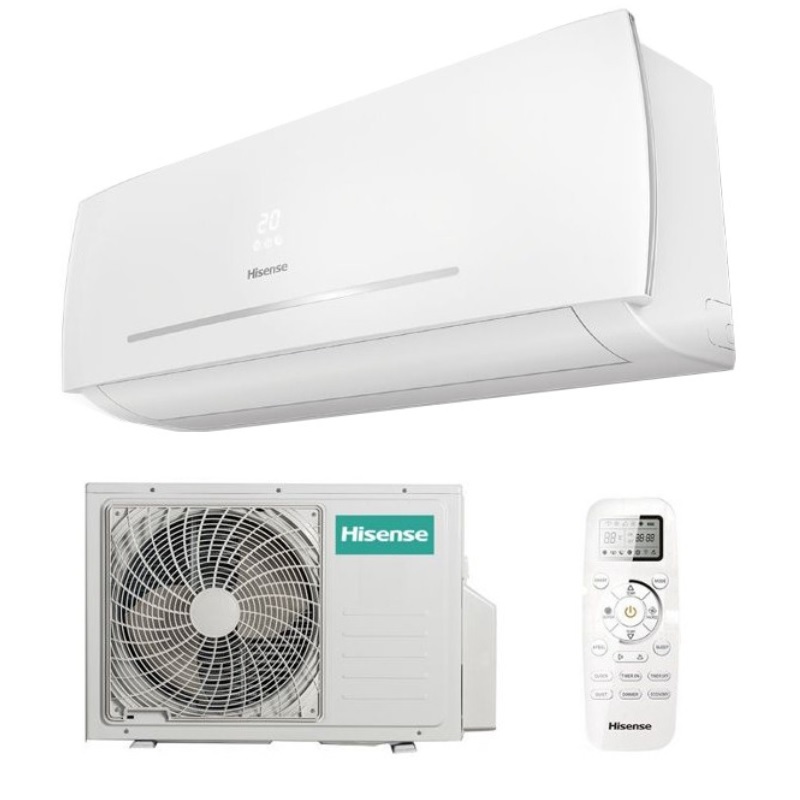 Настенная сплит-система Hisense AS-18HR4RMADC00, до 50 м2 не инвертор, настенный, 5 скоростей, 4D Auto Air, R32. энергоэффективность А, белый