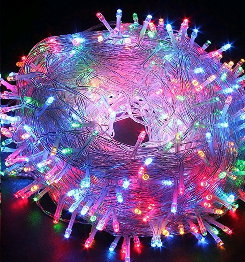 Гирлянда светодиодная. Шнур 15 м, 200 LED, 4 режима, разноцветный. Гирлянда светодиодная. Шнур 15 м, 200 LED, 4 режима, разноцветный.