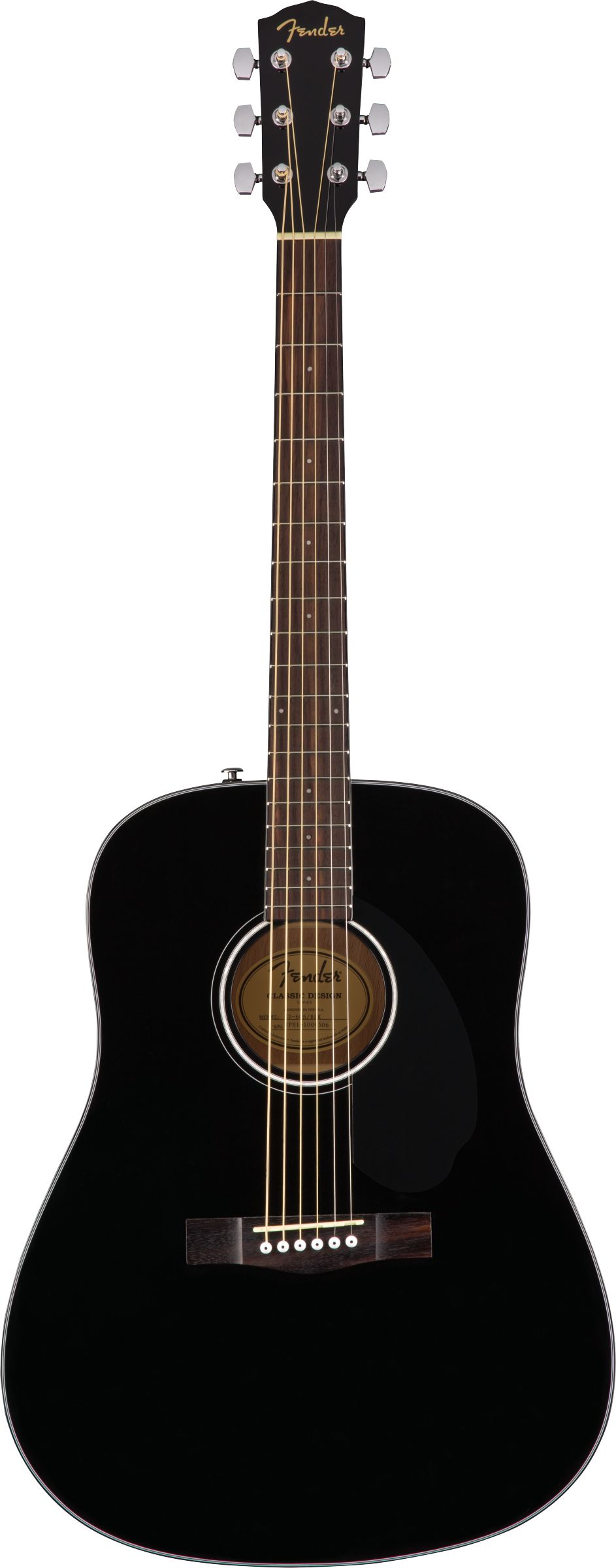 Fender　CD-60S Dreadnought Акустическая гитара Fender CD-60S Dreadnought BLACK купить на OZON