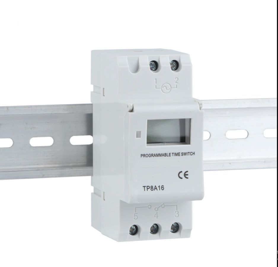 Реле напряжения, Программируемое Цифровое реле, TP8A16 на 7 дней, Din ...