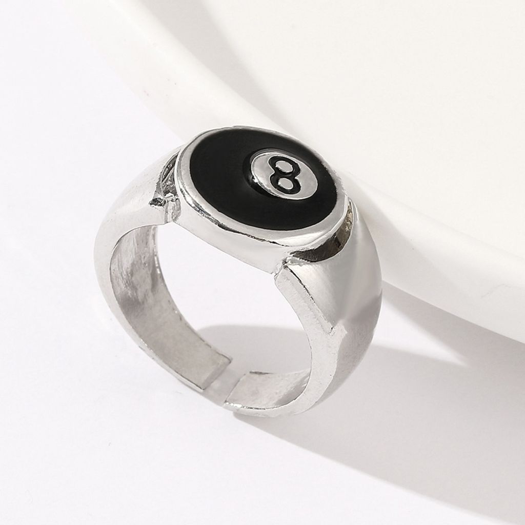 2021 New Fashion Trend Men's Steel Jewelry Basketball Ring Sports Ring Stainless