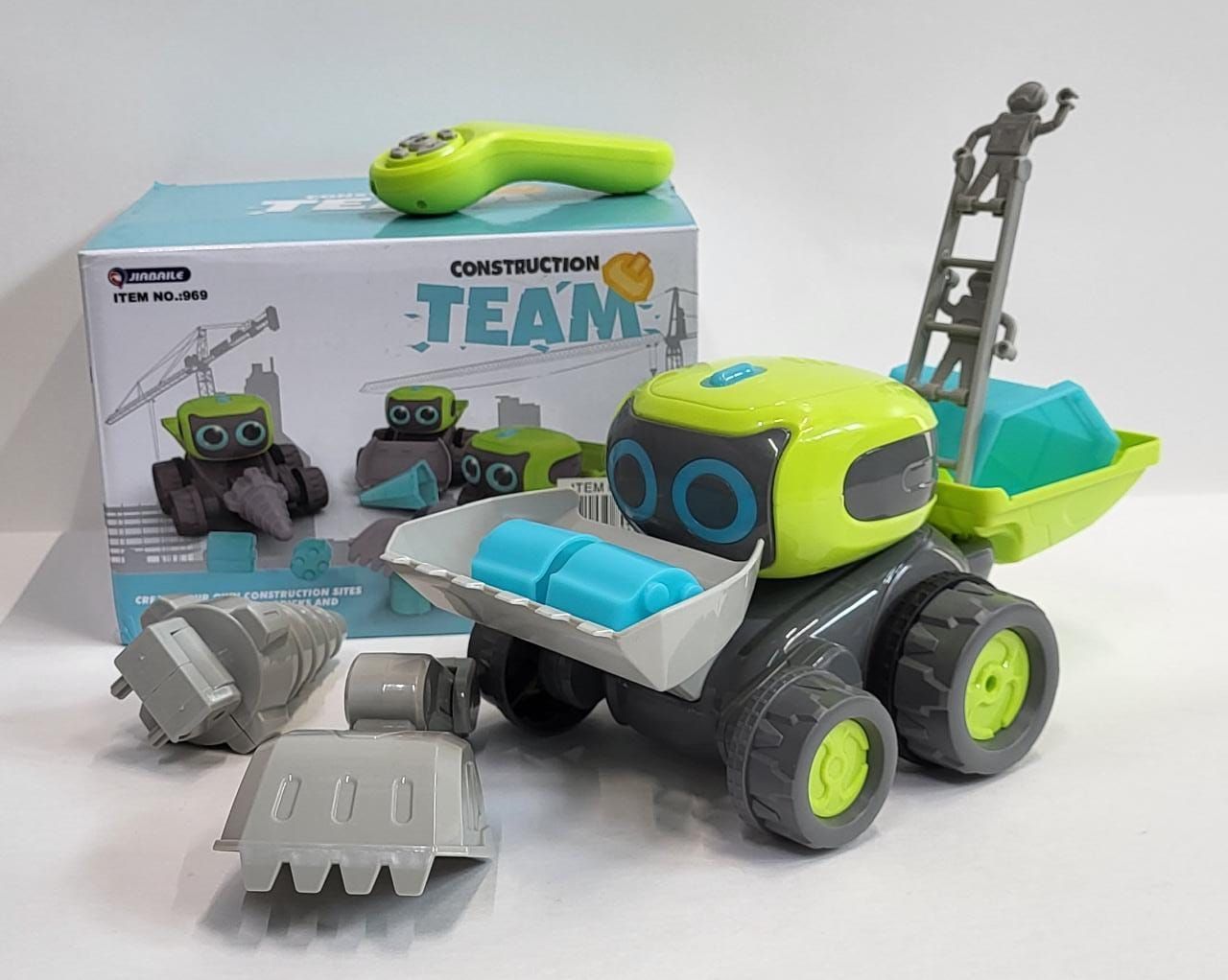 advertisingtoy。アメトイ。 Радиоуправляемый робот-погрузчик , свет, звук. арт 969