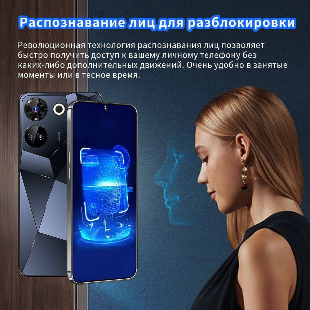 Смартфон Смартфон C20 Pro Android 13 с тонким экраном капли воды + Google  Play - купить по выгодной цене в интернет-магазине OZON (1460885756)