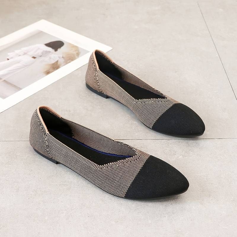 женские балетки квадратный носок