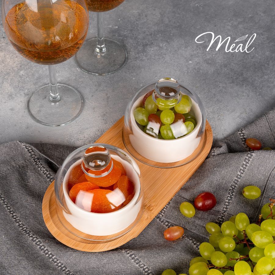 Менажница с крышкой, 2 шт 120 мл, Meal - купить с доставкой по выгодным ...