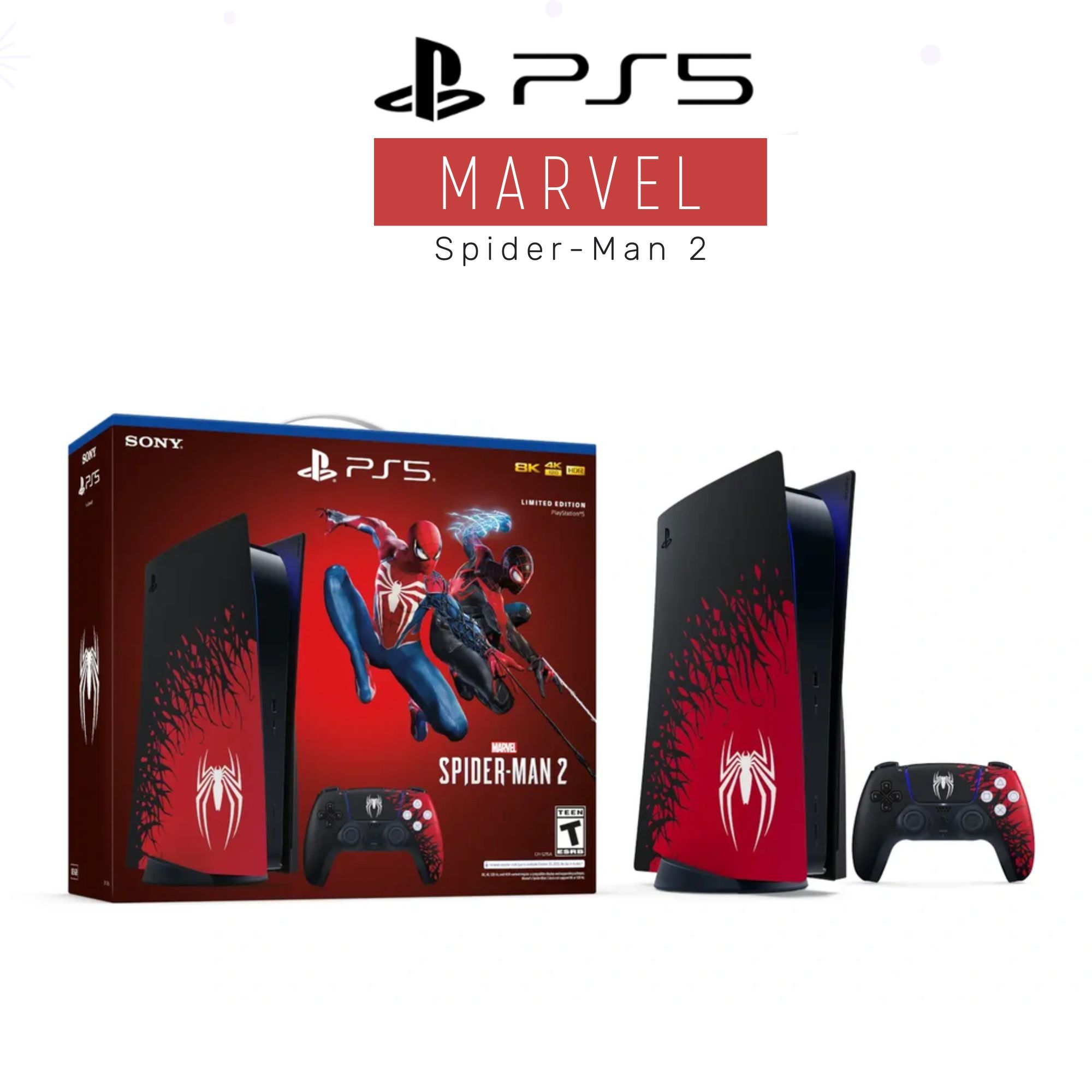 Sony ps5 spider man edition new arrivals