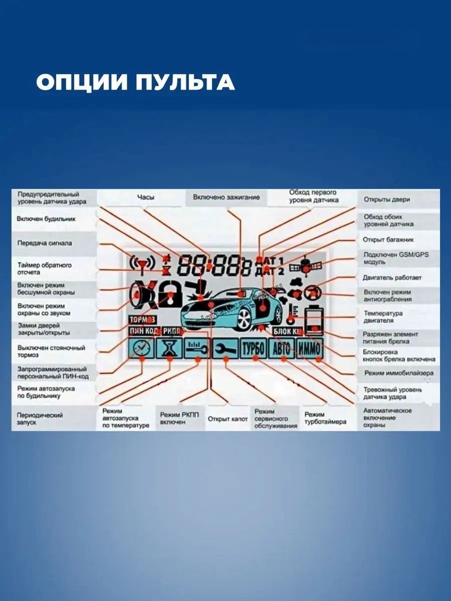 Автосигнализация B9 купить по выгодной цене в интернет-магазине OZON  (1275038755)