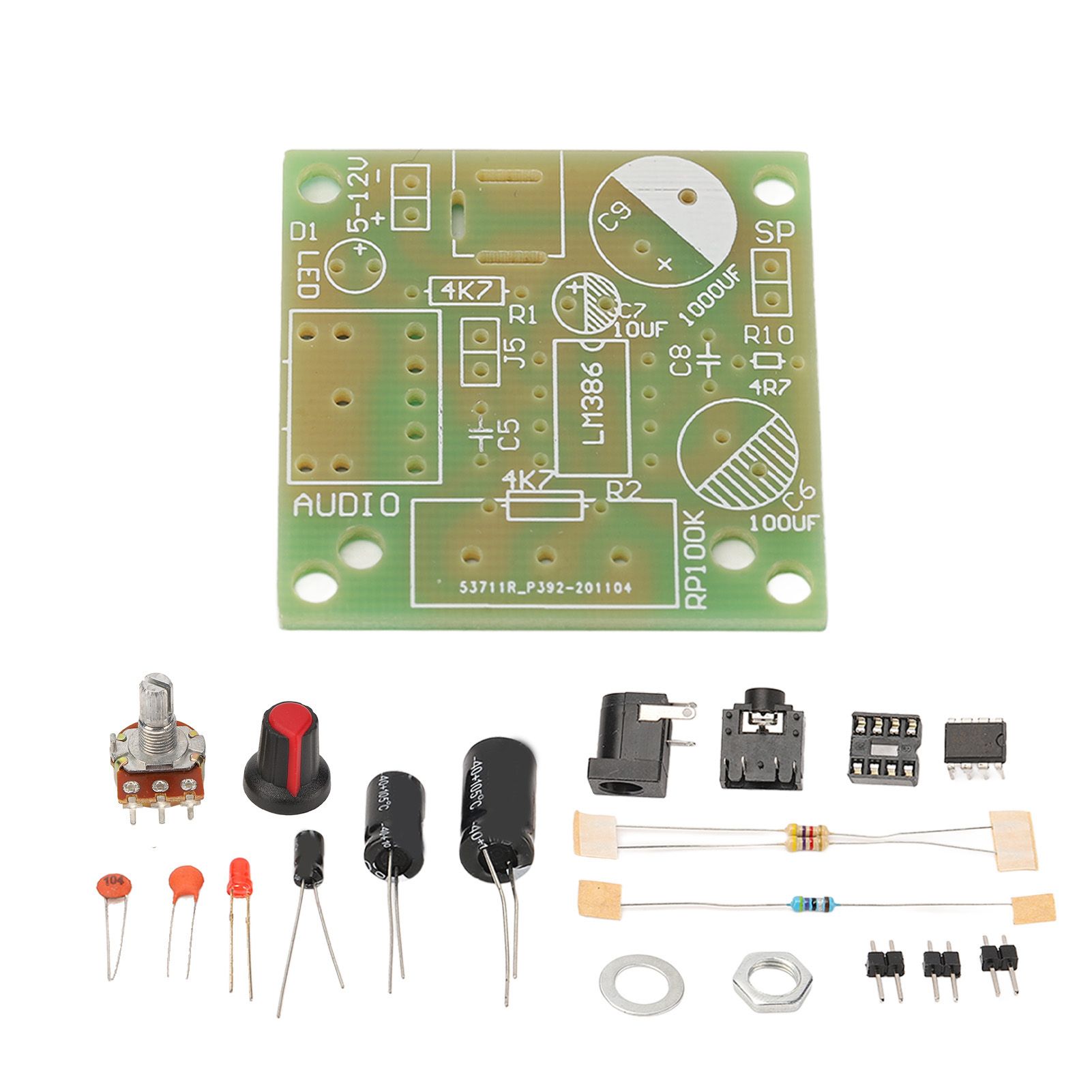 LM386 усилитель звука, DIY набор для электроники, миниатюрная плата ...