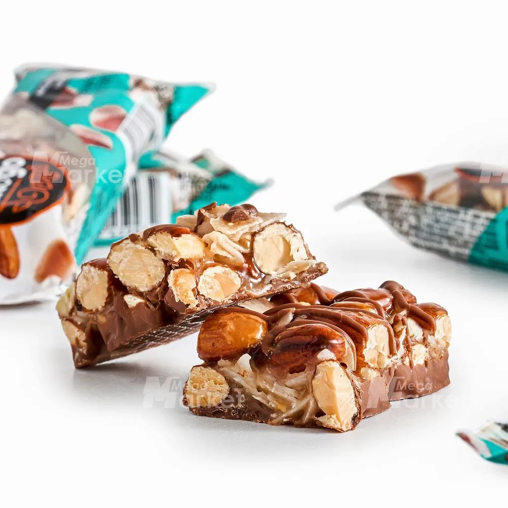Миндальный батончик NUT AND GO кокос с карамелью 18 шт по 36 г - купить ...