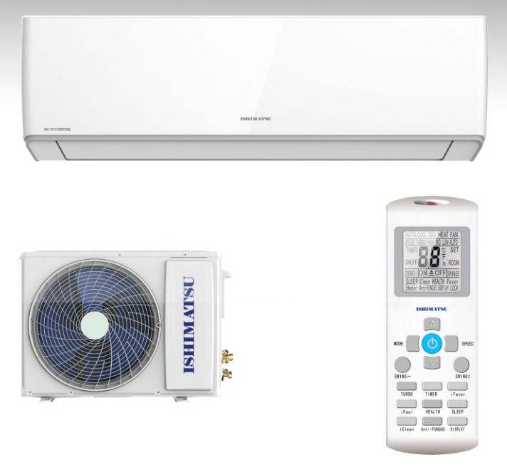 Сплит система ISHIMATSU AKASI ALK-12I Wi Fi DC INVERTER (40 кв.м ...