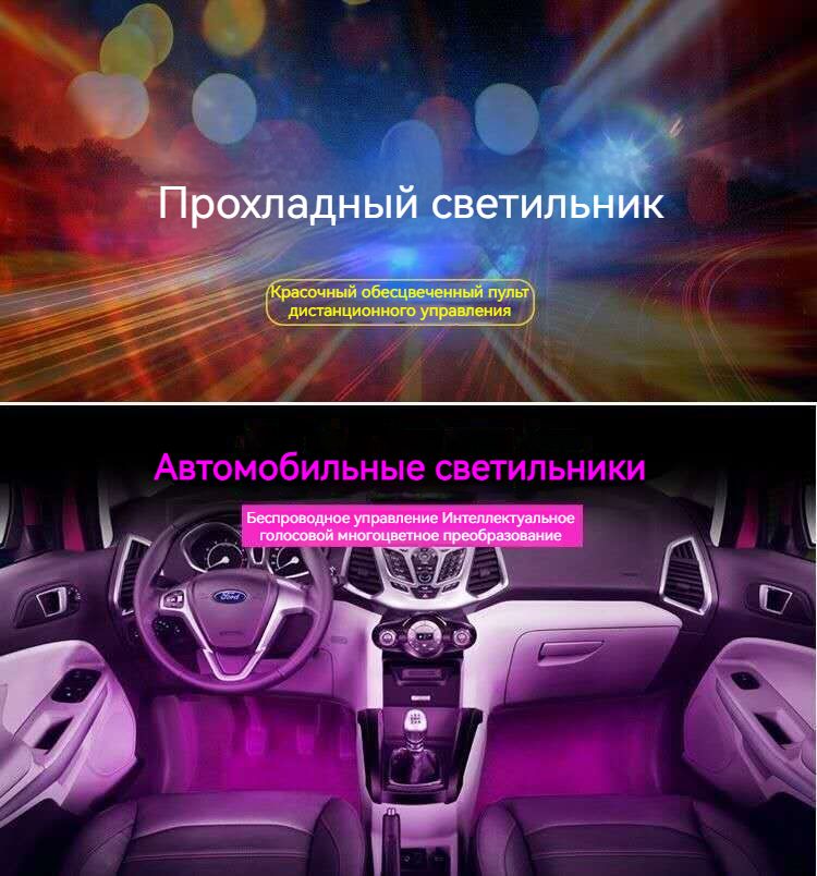 Лента светодиодная для автомобиля От порта USB купить по низкой цене с ...