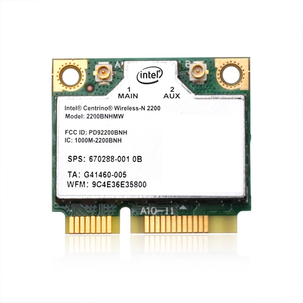 Сетевая карта Беспроводная карта Wi-Fi Wlan Intel 2200BNHMW 2200BGN ...