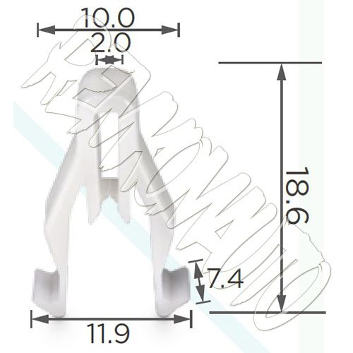Клипсакрепления(OEM:MQ907568,S47P64345)773860