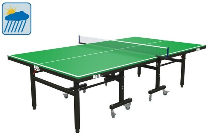 Всепогодный теннисный стол UNIX Line outdoor 6mm (green) - купить с ...
