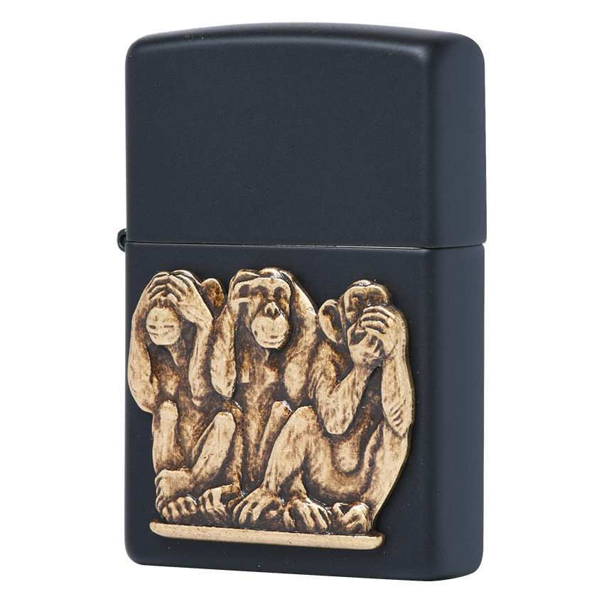 Зажигалка ZIPPO бензиновая Classic Black Matte #1